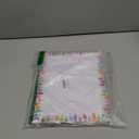 Whaline 80 Sheets Colorful Crayon Border Stationery Paper Cute Letterhead Letter Writing Paper Single-Sided Computer Printer Paper for Note Greeting Card Invitation Office Printing, 8.5 x 11 In