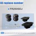 AUCERAMIC FR250SDJ 2Pcs Rear Bump Stop Rubber Compatible with 2017-2024 Ford F-250 Super Duty 2WD/4WD Truck