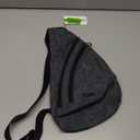 Sakroots On The Go Large Sling Backpack in Eco-Twill, Convertible Crossbody Bag, Black Spirit Desert