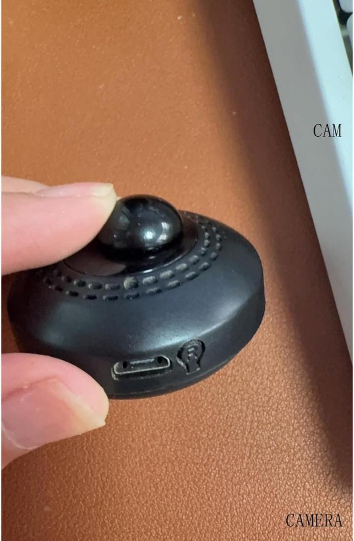 Only 0.9 inch Hidden Camera with Audio/ Video Mini Small Spy Cameras Home Indoor Use Night Vision Motion Detection Baby Monitor Wireless Outdoor Nanny espias ocultas WiFi Security Secret (Small Size)