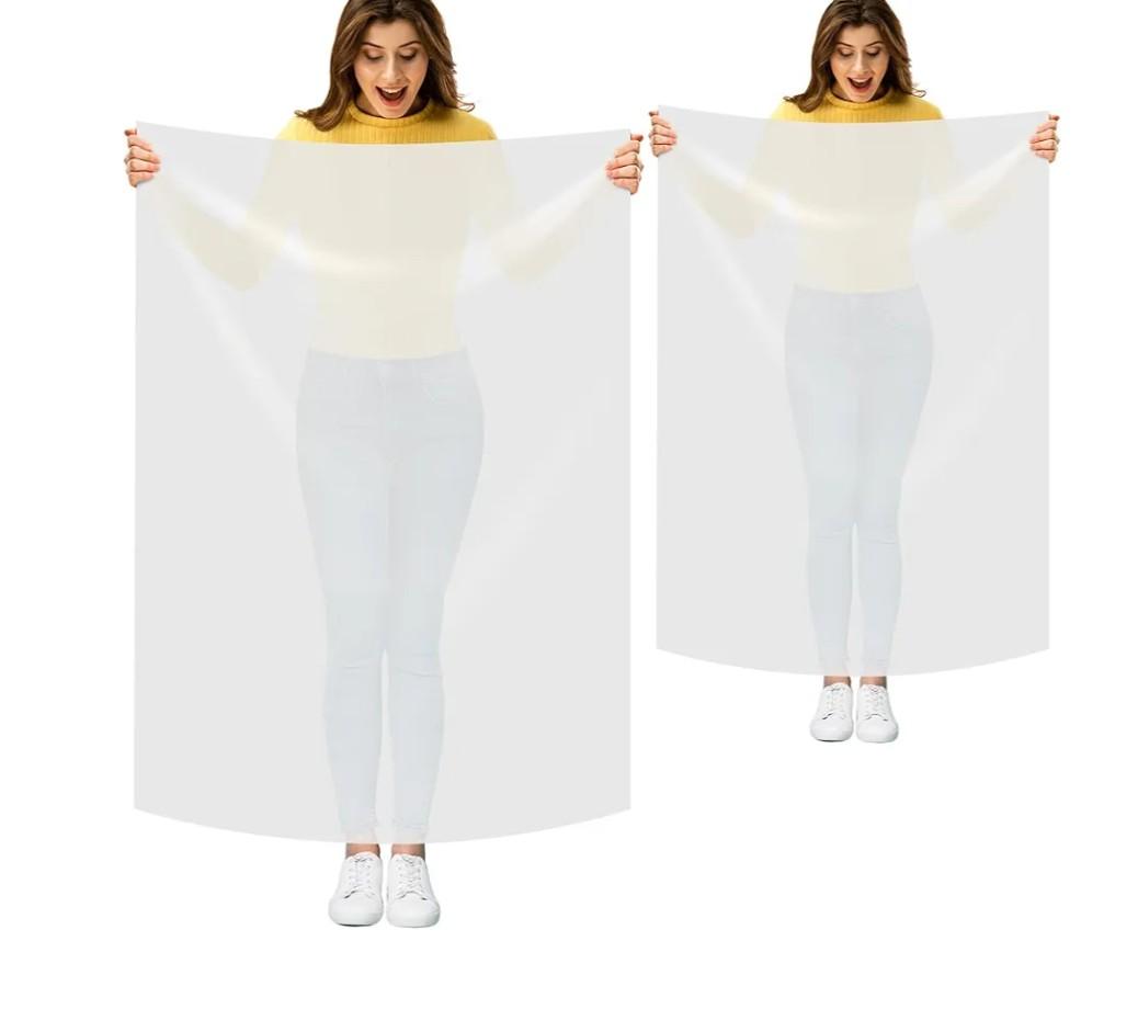 Hushee 2 Pack Extra Large Silicone Mat Place Mats Table Protector Craft Heat Resistant Mat for Kitchen, Painting(White,24 x 36 Inches)