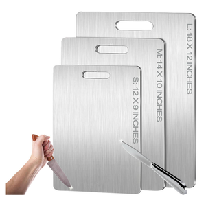 Titanium Cutting Board, 2026 New Upgrade 100% Pure Titanium Cutting Boards for Kitchen, Hygiene & Durability Non Stick Chopping Board, Double sided Cutting Mat, Easy to Clean,V790L