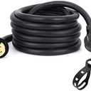 50 Amp Generator Extension Cord 13ft 14-50P to SS2-50R Heavy Duty Power Cable for RV, Transfer Switch, Home Backup, Weatherproof with Grip Handle