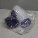 Twist Top Deli Containers Food Storage Containers Blue Screw on Lid Reusable Stackable Leakproof Airtight, Pack of 10-32 oz containers