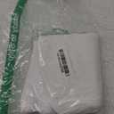 SUUKSESS Women Double Lined Fitted Basic Tee Crew Neck Short Sleeve Y2K Crop Top (Medium, Snow White)