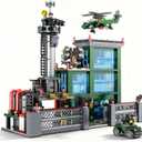 Military Base Building Set for Adults  1753 PCS Army Model Kit with Vehicles, Helicopter & Figures, Model Building Kit for Adult, Room Decor, for Men, Teen