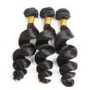 #1B Natural Black Bundles Loose Deep Wave Bundles Human Hair 18 20 22 Inch NerriHou Brazilian Virgin Hair 3 Bundle Natural Color Loose Deep Wave Bundles Human Hair Extensions 50 Gram Per Bundle