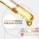 Natural Hair Repair Serum, Hair Growth Supplement for Hair Thinning, Vegan Women's Hair Treatment, Thicker Fuller Looking Hair, Gentle and Effective Hair Strengthening Products