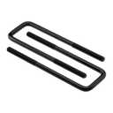 Supreme Suspensions - 4X Heavy-Duty Square Bend U-Bolts for Lifted Applications => 8.5" Long x 2.5" Wide x 9/16" Threads