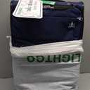 LIGHTGO 20" Carry On Softside Luggage, Ultra Light, TSA Lock Navy Blue, 20in
