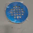 Brushed Nickel 4-1/4" OD Snap-in Shower Drain Cover Replacement, Welsan Stainless Steel Round Shower Strainer Grid Easy to Install