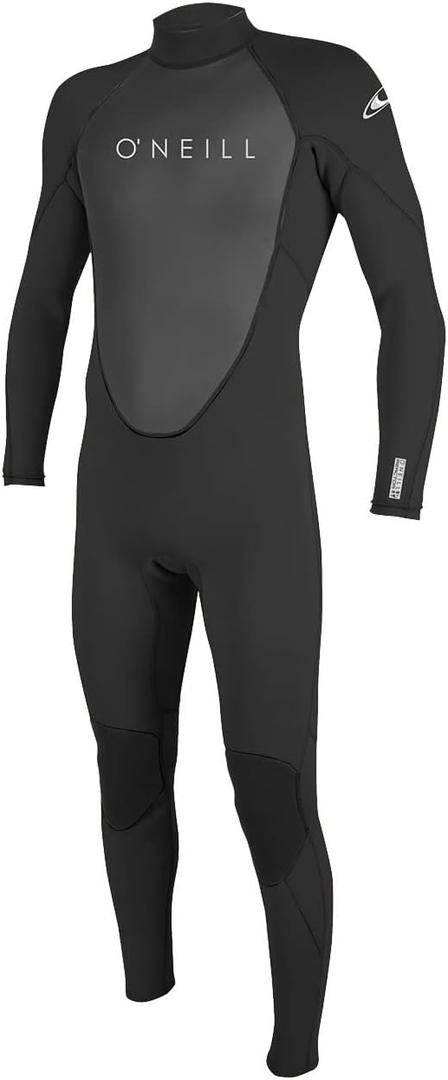O'Neill Men's Reactor-2 3:2mm Back Zip Full Wetsuit, Lightweight Warmth and Flexibility for All Water Activities (Black, XXL)