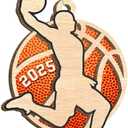Basketball Ornament for Boys 2025, Sports Gifts for Players, Sport Fan, Coaches, Team Spirit, Wooden Christmas Ornaments for Holiday Hanging Decor, Gifts for Basketball Lovers