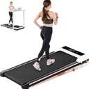 GTRACING Walking Pad with Incline, Under Desk Treadmill for Home, Portable Treadmill with Remote Control LED Display, 2.5 HP Quiet Walking Pad with APP Shock Absorption Design, 300 Lbs Capacity White