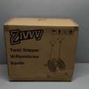 Stepper Machine with Resistance Bands, Mini Stepper with 300LBS Weight Capacity, Twist Stepper for Full Body Workout, Adjustable Step Height, Smooth and Quiet, Step Machine for Men Women