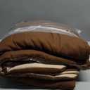 Microfiber Farmhouse Duvet Throw Blanket, Ultra Soft Skin-Friendly Lightweight Double-Sided 62x84