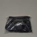 Comper Women's Sports Bra with Thin Straps Stretchy Wirefree Workout Bras Lightweight Workouts Bralette with Removable Pads (Large, Black)