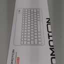 OMOTON Bluetooth Keyboard for Tablet/Android/Windows/iOS, with 7 Colors Backlight Rechargeable Wireless Mini Keyboard for Galaxy Tab A9+ / S9 FE / S10 / S11 / A11 Series etc, Black