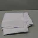 White Oval Tablecloth, 60 x 84 Inch, Stain and Wrinkle Resistant Machine Washable Polyester Table Cloth, Fabric Table Cover for Dining Buffet Party and Outdoor Table