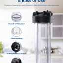 20" x 4.5" Clear Whole House Water Filter Housing