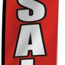 LookOurWay Sale Themed 12-Feet Feather Flag (Poles Not Included) (Huge Sale With Stars)
