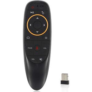 G10 Voice Air Fly Mouse, 2.4G Wireless 6 Axis Gyroscope Air Mouse Remote Control, IR Learning Controller for Android TV Box T9 H96 Max X96 X88 Mini M8s A95x