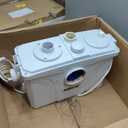 900W Macerator Pump, Macerating Toilet System with 2 Outlets/5 Inlets, Sewage Pump for Basement, Sink, Toilet, Laundry, Kitchen
