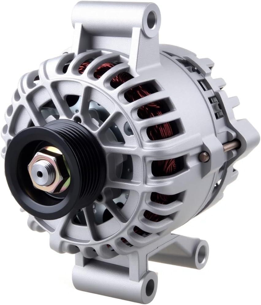 SCITOO New Alternator Fit for 2.0L 2.3L for Ford Focus 2005 2006 2007 12V 110Amp CW 6-Groove Pulley - 8406 4S4T-10300-AC AFD0115 5S4T10300AB 5S4Z10346A 6S4T10300AD 6S4TAD 7S4T10300AA