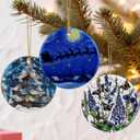 3 x Starry Night Ornament  Christmas Ornament, Christmas Tree Decor, & Perfect Holiday Decor | Art Lover Gift, Gifts for Friends and Family