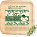 Green life Ecoplates 10" Square Palm Leaf Plates 45 Pack