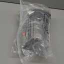 Huukeay 3 Pack Women's Short Sleeve T-Shirts Loose Fit Casual Crew Neck Cuffed Basic Tops Plain Trendy Summer Tee Shirts(Black, Light Gray, White, S)