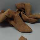 N.N.G Women Over the Knee Boots Thigh High Suede Block Winter Low Above Flat Long OTK Comfort Pointed toe Size 41