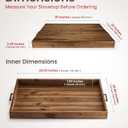 TIDITA Stove Top Covers for Electric Stove 30”x22” (Outer) / 28.9”x20.8” (Inner) - Acacia Wood Noodle Board for Gas Stovetop - Stove Top Covers for Gas Burners, Sink Cutting Board (Walnut color)