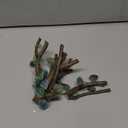 AQUA KT Reptile Corner Climbing Branch with Plant Snake Climb Tree for Bearded Dragon Lizard Hermit Crab Crested Gecko Leopard Chameleon Frog Terrarium Habitat