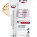 Eucerin Radiant Tone Eye Cream Dark Circle Corrector, Eye Brightening Cream with Thiamidol and Hyaluronic Acid, Helps Reduce the Look of Eye Puffiness, 0.5 Oz Tube
