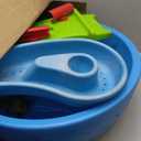 Step2 Rain Showers Splash Pond Water Table, Kids Water and Sand Activity Sensory Playset, Summer Outdoor Toys, 13 Piece Water Toy Accessories, For Toddlers 1.5+ Years Old, Blue & Green, 39 X 24 X 32