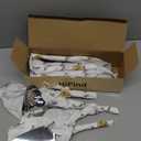 304 Stainless Steel Cooking Utensils Set, 8PCS Kitchen Utensils Set, Luxury Kitchen Utensils, Deep Ladle, Skimmer, Slotted Spatula, Fish Spatula, Serving Spoon, Whisk, Bread Knife, Cake Server