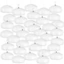 36 Packs 3-Inch Floating Candle Set, White,Unscented Soy Candles for Weddings, Pool Parties, Holiday Table Decorations, Home Decor and More Burn for 8+ Hours.