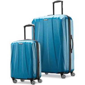 Samsonite Centric 2 Hardside Expandable Luggage with Spinner Wheels, 2-Piece Set (20/28),Caribbean Blue