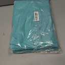 Homaxy Premium Kitchen Towels(18x 28, 6 Pack), Large Cotton Kitchen Hand Towels, Flat and Terry Dish Towels, 380 GSM Highly Absorbent Tea Towel Set with Hanging Loop, Teal