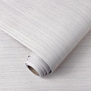 Light Purple Grasscloth Peel and Stick Wallpaper Fabric Wallpaper 15.7" x 196" Texture Contact Paper Self-Adhesive Country Linen Wall Paper for Room Walls, Cabinets, Furniture Retro DIY Decorative