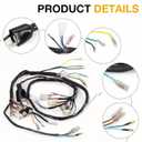 3GD-82590-20-00 Wire Wiring Harness Compatible with Yamaha Warrior 350 YFM350 350X YFM350X 1990-1995