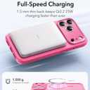 ESR for iPhone 17 Pro Case, Camera Control Cover, Compatible with MagSafe, Shockproof Military-Grade Protection, Magnetic Phone Case for iPhone 17 Pro, Classic Hybrid Case, Frosted Pink