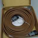 Sprinkler Soaker Hose 25 FT, Watering Hose with Holes, High-Efficiency Water-Saving Sprinklers System for Lawn and Garden with Staples