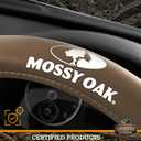 Mossy Oak Camo Steering Wheel Cover, Durable Grip Car Steering Cover, Universal Fit 14.5"15.5" - Made with Premium Beige PVC Leather and Cotton Fabric, Anti-Slip - Official Licensed Product