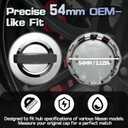 5PCS Wheel Center Caps Compatible with Altima Rogue Murano Maxiam Kicks Frontier Sentra, 54mm/2.12" Car Wheel Hub Caps,ABS Rim Center Hub Cover (2.12''Silvery)