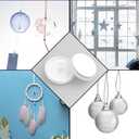 2 x 40 Pack Self Adhesive Wall Hook Sticky Ceiling Hooks Small Disc Sticker Hanger for Christmas Festival Wedding Decorations Baloon Storage Display 2cm/0.78