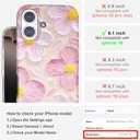 Magnetic for iPhone 16 Case Cute for Women Girls, Compatible with Magsafe,[Drop Protection] Slim Colorful Flowers Heart Oil Painting Girly Phone Case for iPhone 16