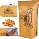 BBQ Blanket for Resting Meat, BBQ Brisket Blanket Meat Resting Blanket for Smoking, Reusable Smoker Grilling Meat Insulated Resting Bag with Wide Mouth for Large Brisket/Beef (Regular 21in)