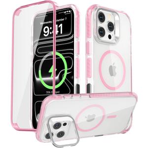 Magnetic for iPhone 16 Pro Max Case, Built-in Screen Protector